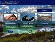 Tablet Screenshot of everguardroofing.com